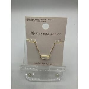 NEW Kendra Scott Pendant Necklace, Gold Chain Pearl Pendant
